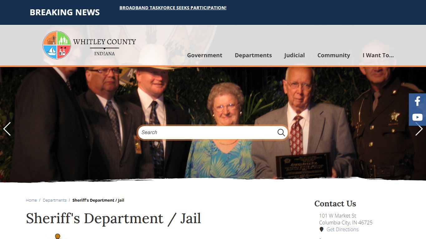 Sheriff's Department / Jail - Whitley County, Indiana