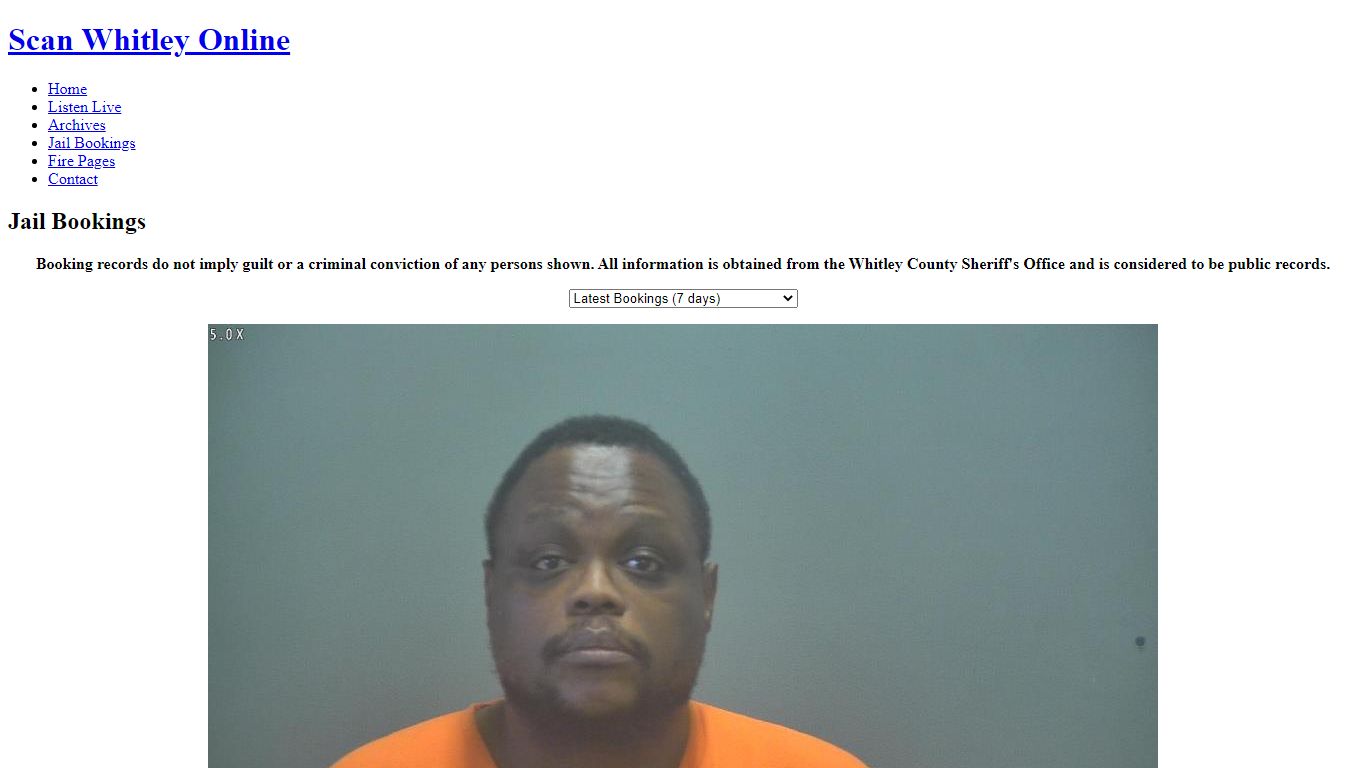 SWO - Jail Bookings